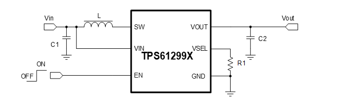 How about the boost converter TPS61299?