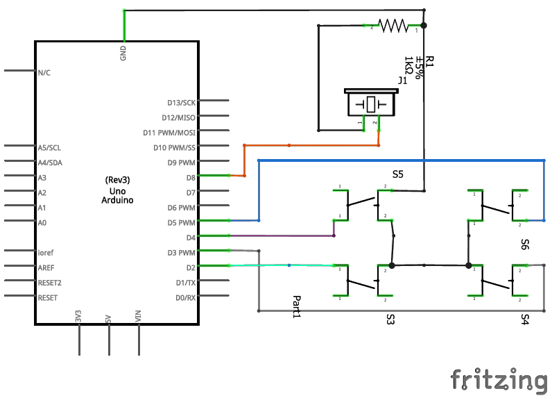 How to use the Arduino tone function to play a melody on a piezo buzzer or speaker