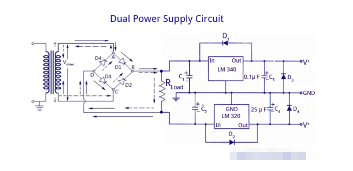 Dual Power Supply Circuit Analysis