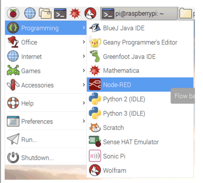 Controlling LEDs with Node-RED in Raspberry Pi