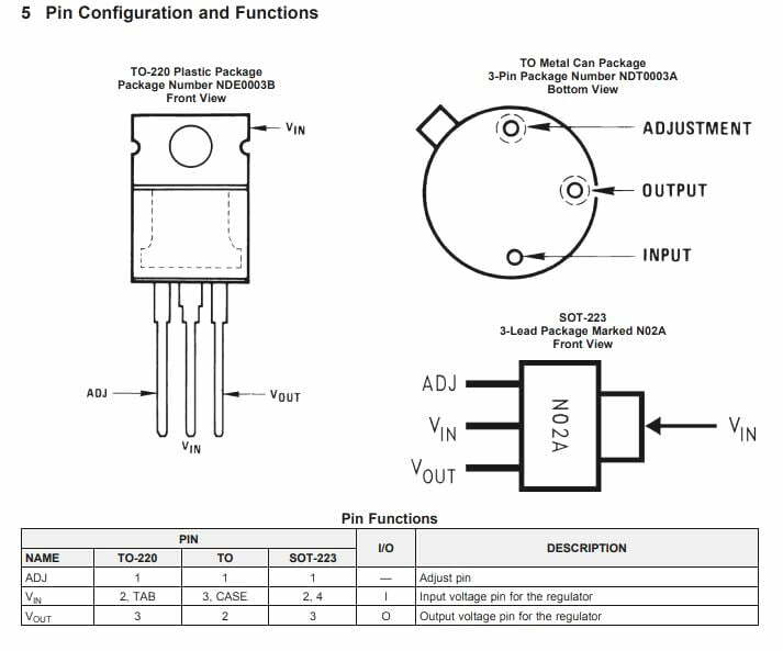 LM337 Pinout Details and Working Principle