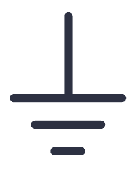 What is grounding in microcontroller circuits?