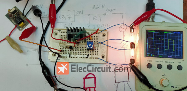 Testing the LM317 Power Switch Controller