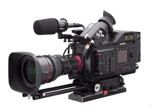 全球首台8K摄影机 夏普8K黑科技亮相CES2019