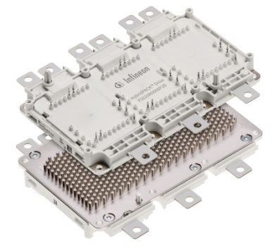 The PinFin baseplate in the HybridPACK™ Drive lead product is also used in the performance derivatives.