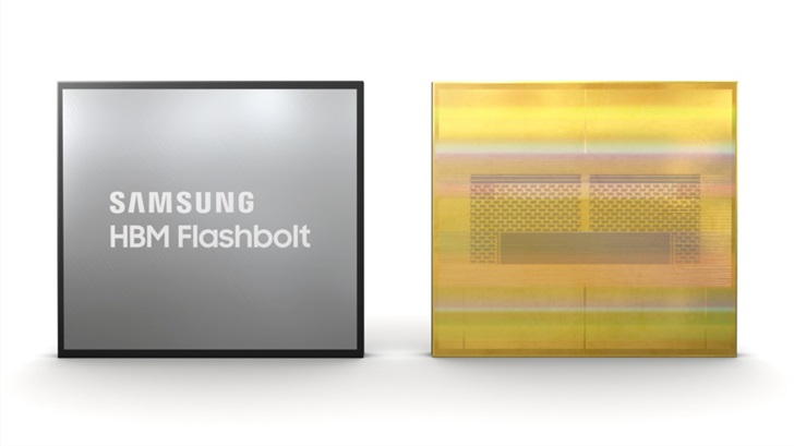 单颗最大容量16GB,三星推出业界首款第三代HBM2E显存