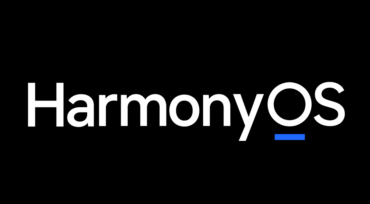 华为鸿蒙:为什么harmonyos logo中有一条蓝色下横线?