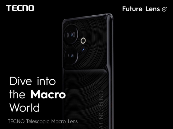 传音Tecno推出全球首款用于智能手机伸缩微距镜头