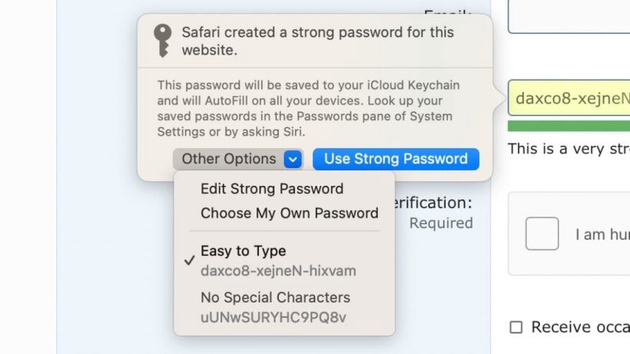 iOS 16/macOS 13 Ventura允许根据站点特定要求编辑建议密码