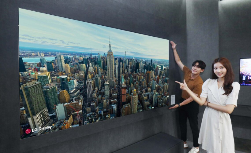 LG Display 推出 97 英寸 OLED EX 电视面板，无需内置扬声器即可实现 5.1 音道