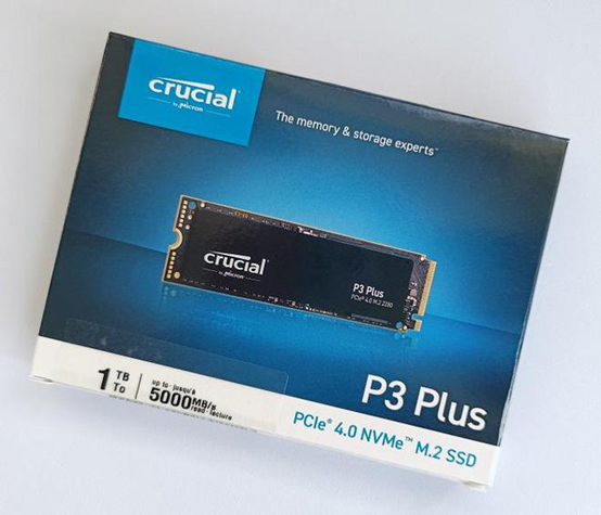 英睿达P3 Plus 1TB上手体验：PCIe 4.0 M.2 SSD性价之选