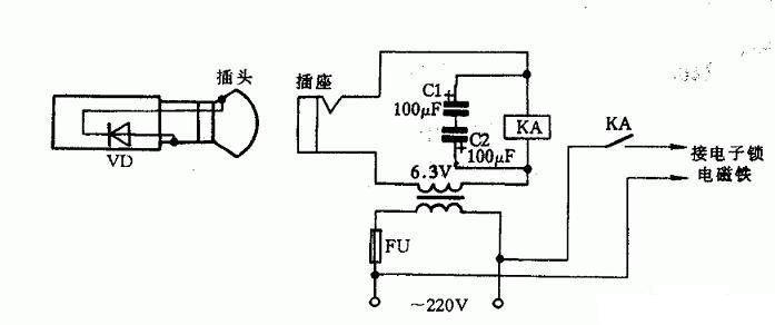 一款簡(jiǎn)單電子鎖電路