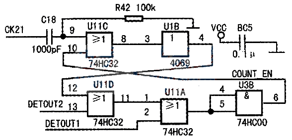 Ultrasonic electronic guide circuit Ultrasonic detector