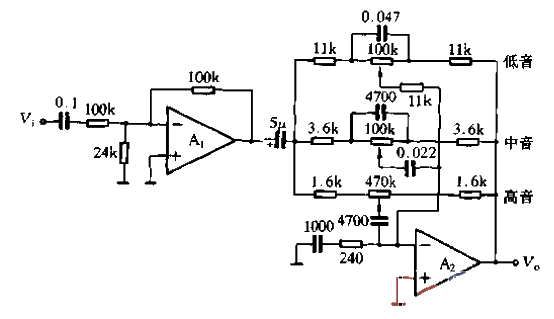 9.具有高中低音功能的音调<strong>电路</strong>.gif