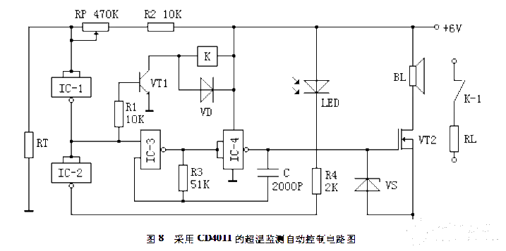 采用CD4011的超温监测自动控制电路设计