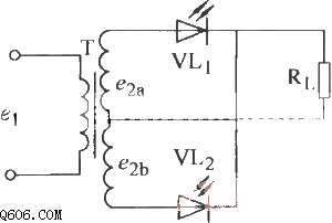 发光二极管组装的整流电路图