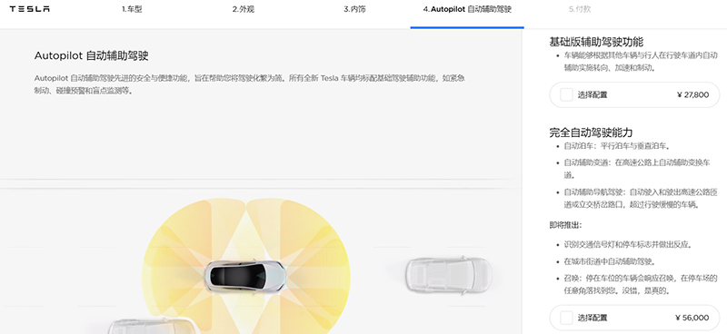 自動(dòng)駕駛，智能駕駛,特斯拉完全自動(dòng)駕駛