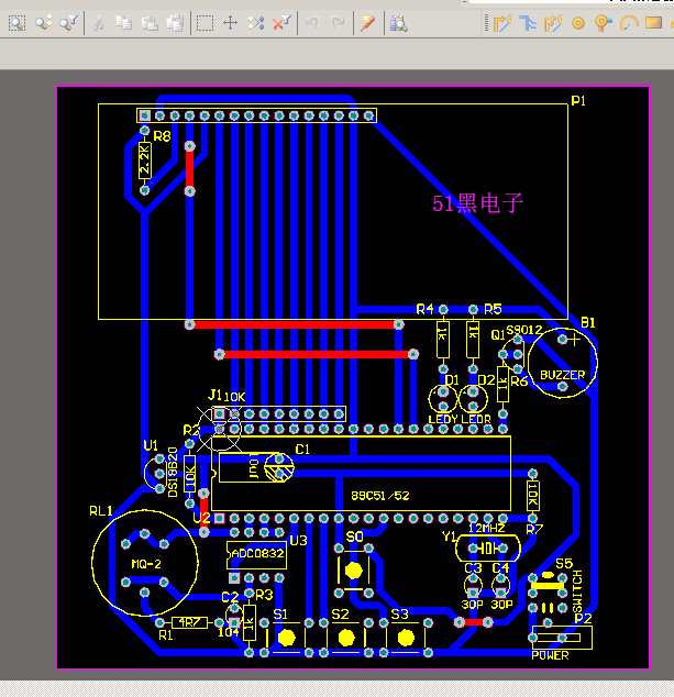 烟雾报警器pcb原理图图片