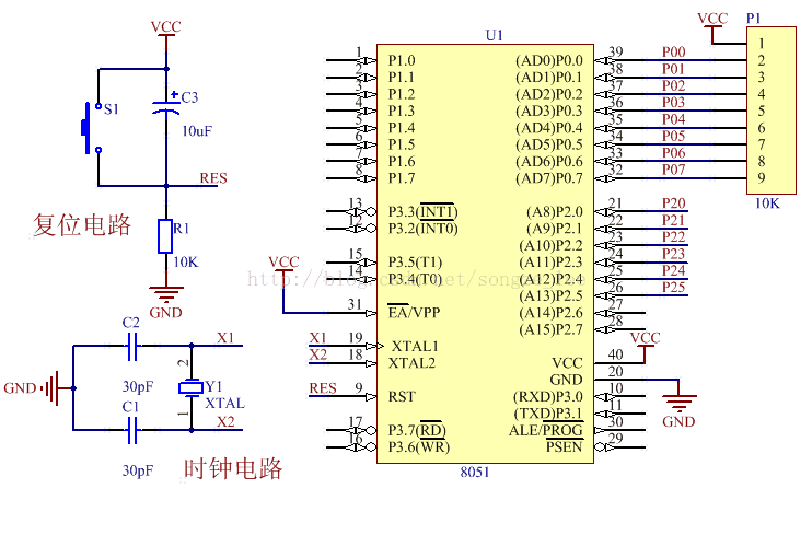51单片机图解图片