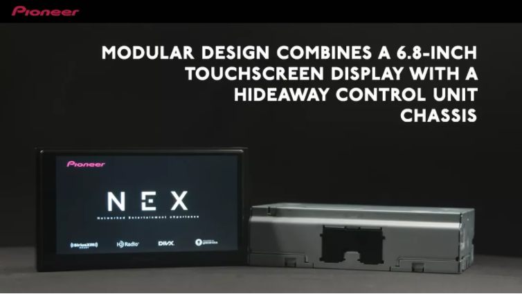前瞻技術，NEX接收器,靈活安裝，觸摸屏
