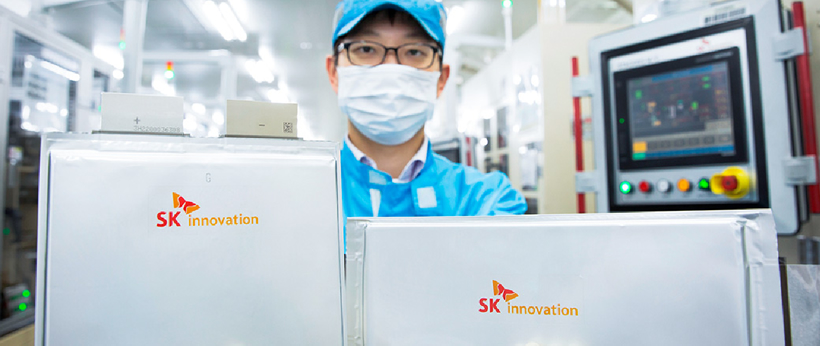 電池，SK Innovation圓柱形電池